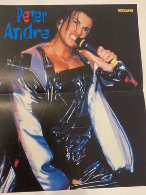 Peter Andre - Cindy Crawford Poster from magazine Katerina In good condition Price 4 Euros