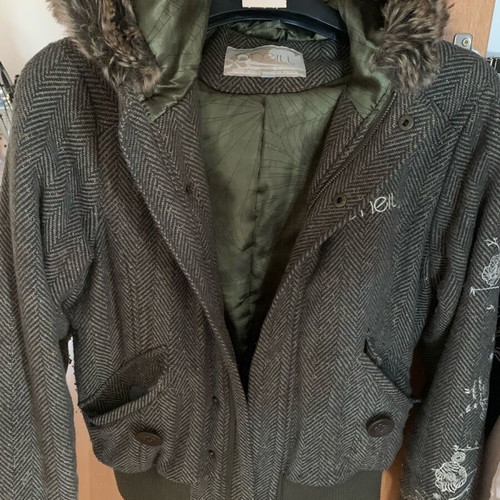 Wool jacket used, dark green, size L