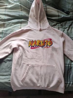 Anime Naruto shirt pink like new, size L