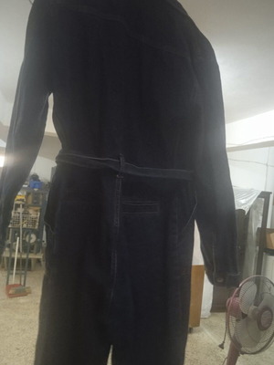 Chic Blue Denim Jumpsuit Size XL-L New