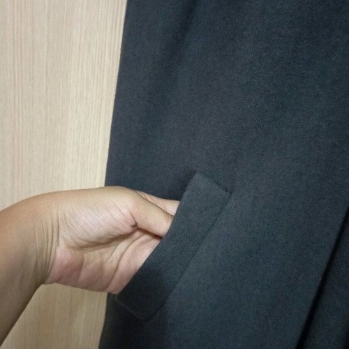 Winter dress used, dark gray, size S