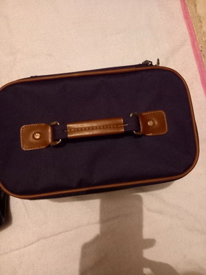 Toiletry bag like new, blue