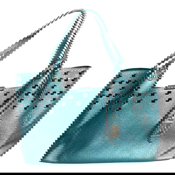 Pelle Borsa Tiffany Blue Leather Bag