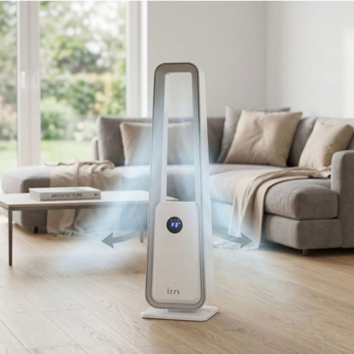 Izzy bladeless tower fan 80W with remote control