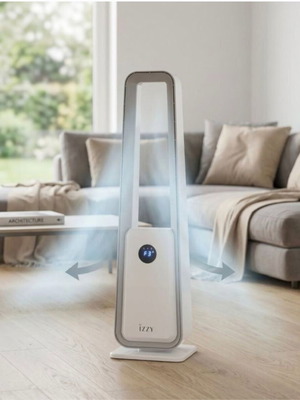 Izzy bladeless tower fan 80W with remote control