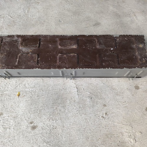 Wehrmacht German artillery ammo box 1945 used, 117 cm