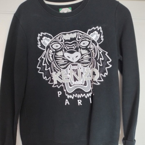 Kenzo sweatshirt no.S like new, black and gray