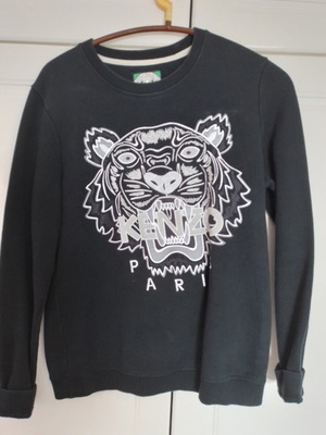 Kenzo sweatshirt no.S like new, black and gray