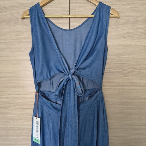 Axel Accessories jumpsuit size S like new, blue tencel fabric