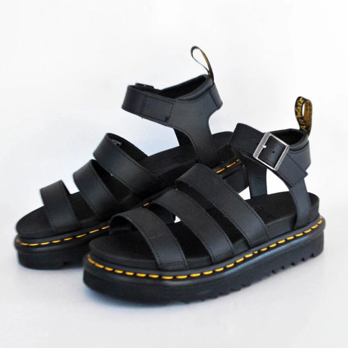 Dr. Martens Black Platform Sandals like new No 39
