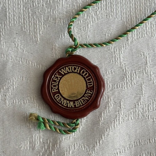Rolex Original Watch Case with Serial Code and Tags like new