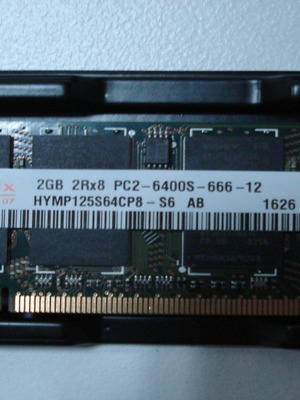 Μνήμη RAM για λαπτοπ HYNIX 2GB DDR2 800MHZ (PC2-6400)