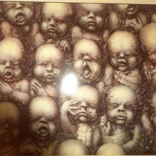HR Giger Posterbook used, 6 posters 43x30.5cm Taschen 1994