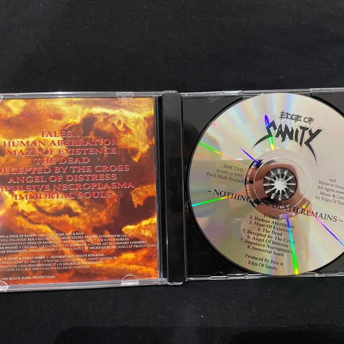 Edge Of Sanity Nothing But Death Remains CD like new, metal
