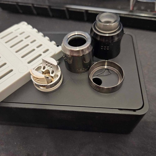 Wotofo Recurve v1 with extra top cap set, screws, O-rings and squonk pin
