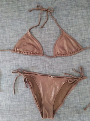 Women's bikini swimsuit S used, brown