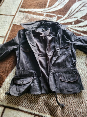 Grama jacket black/brown like new, size L