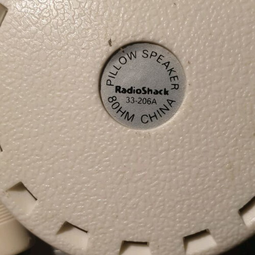 RadioShack Pillow Speaker model 33-206A like new
