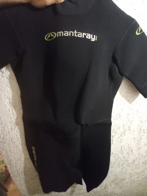 Freediving set like new with wetsuit, fins, gloves, boots, knife