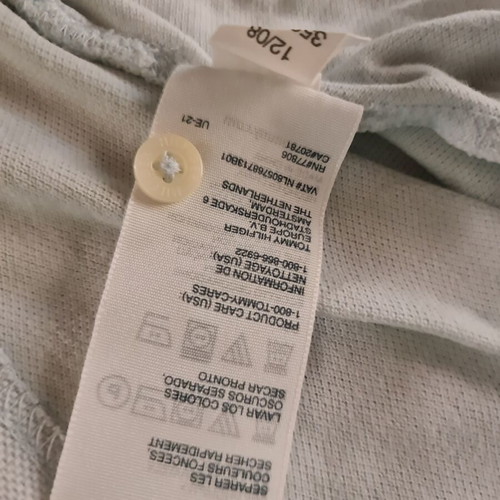 Ανδρική μπλούζα Tommy Hilfiger μέγεθος M σαν καινούργια, γκρι και τιρκουάζ