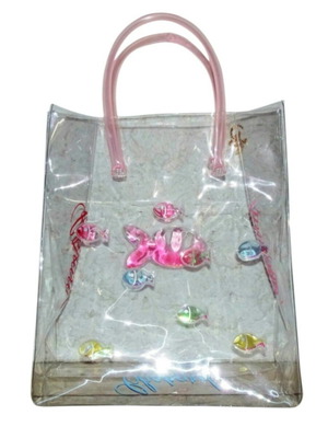 Chopard Happy Fish transparent tote bag like new
