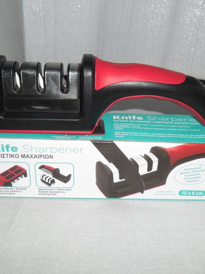Three-stage knife sharpener new
