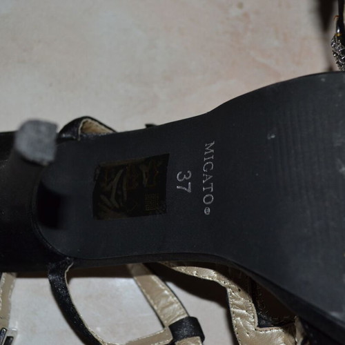 Migato black sandals like new, summer style