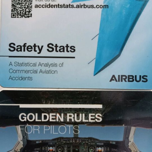 Airbus Pilot Safety Cards set like new, official training material