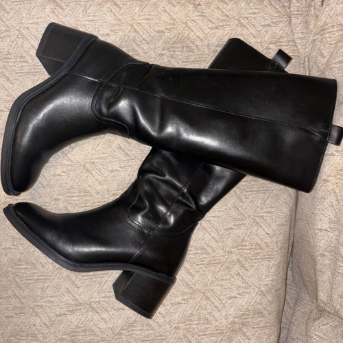Alpe leather boots size 41 like new, black
