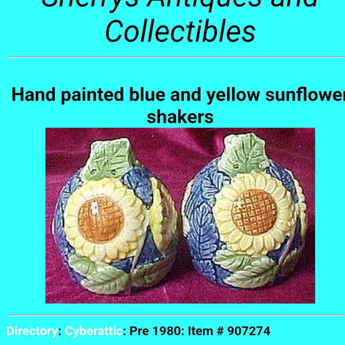 Vintage collectible numbered decorations with flowers rare!