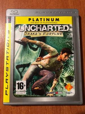 Uncharted Drake's Fortune Platinum Edition PS3 μεταχειρισμένο παιχνίδι