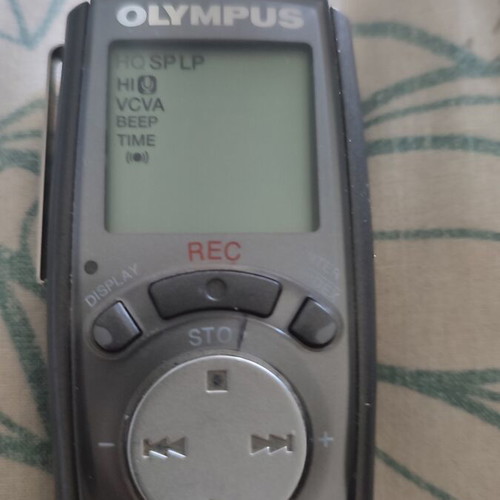 Olympus Digital Voice Recorder used, journalist model