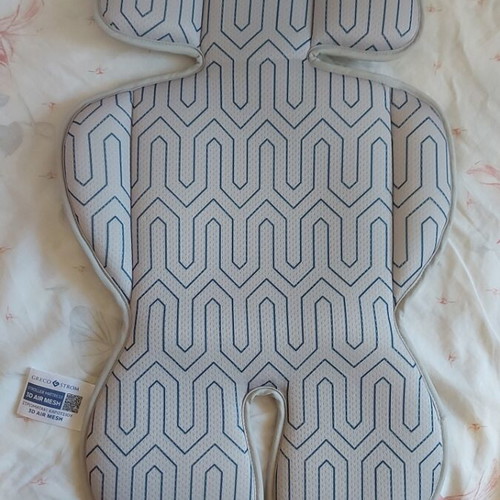 Greco Strom 3D Air Mesh stroller anti-sweat mat, Maze Grey