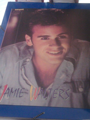 Jamie Walters & Melrose Place poster used, size 29.3x23.2