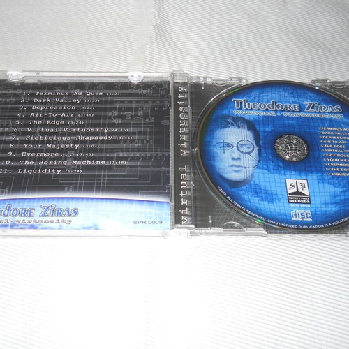 Theodore Ziras Virtual Virtuosity CD new, metal