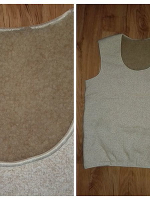 Θερμικά εσώρουχα 100% μαλλί καινούργια, ελαστικά, μπεζ και γκρι