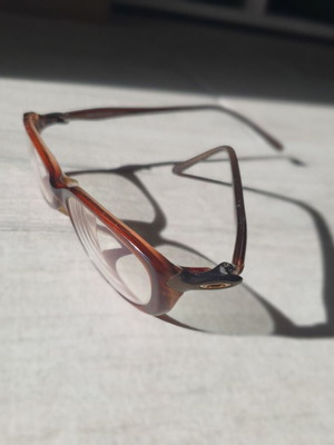 Oakley Soft Top 4.0 Eyeglass Frames used, carmel brown
