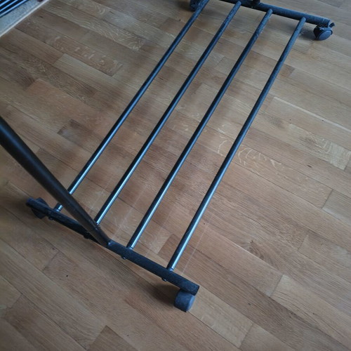 Clothes Rack with Hanger and Wheels like new