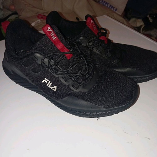 Fila Memory Zeke Nanobionic athletic shoes used, black, size 45