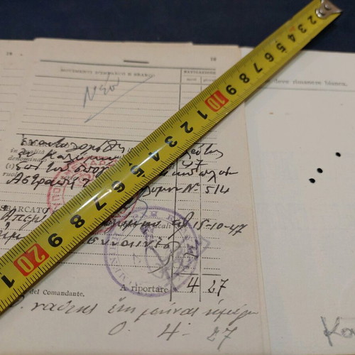 Nautical vintage booklet used Rodi (Egeo)
