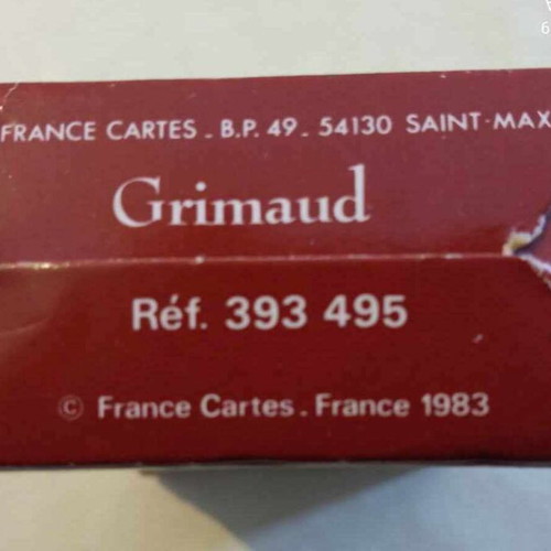 Tarot 78 cards Baptiste Paul Grimaud used, complete set 1983