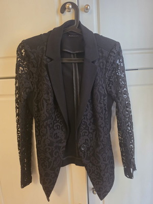 Sisley Lace Jacket like new, size M 38 10, black