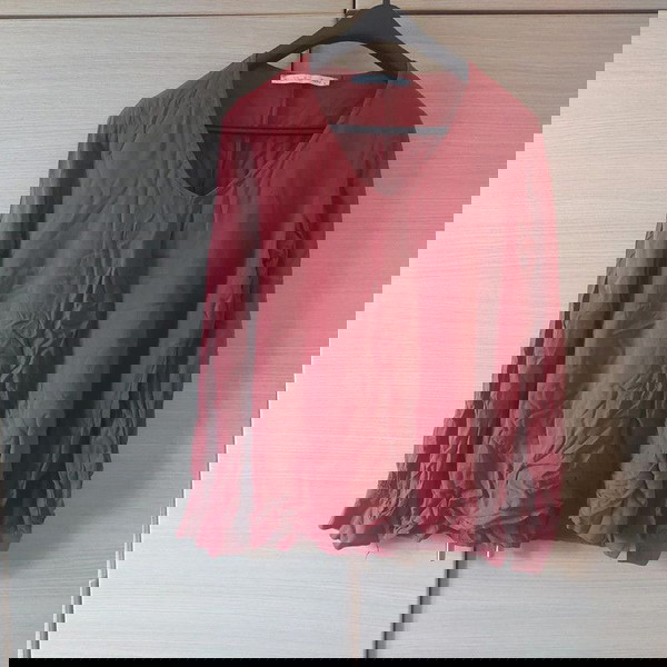 Helmi καφέ κεραμιδί πουκάμισο / μπλούζα Size Small