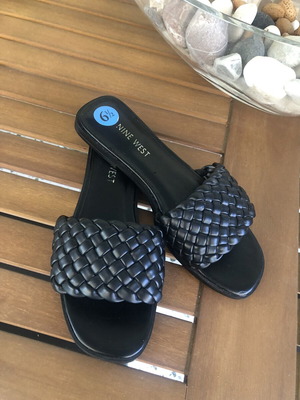 Nine West sandals size 37 like new, black