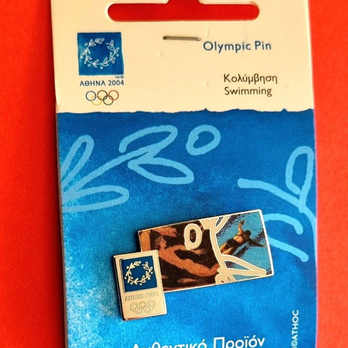 Olympic pins Athens 2004 new, set of 9 pieces