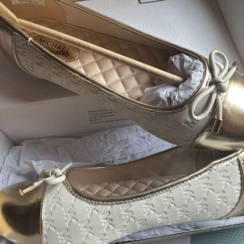 Michael Kors ballet flats size 37, gold