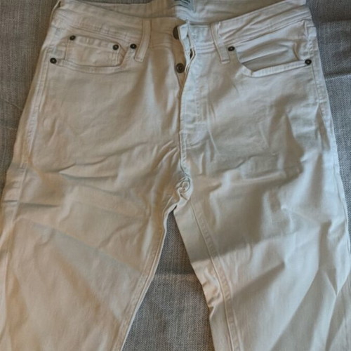Jack & Jones men's white jeans like new, size L