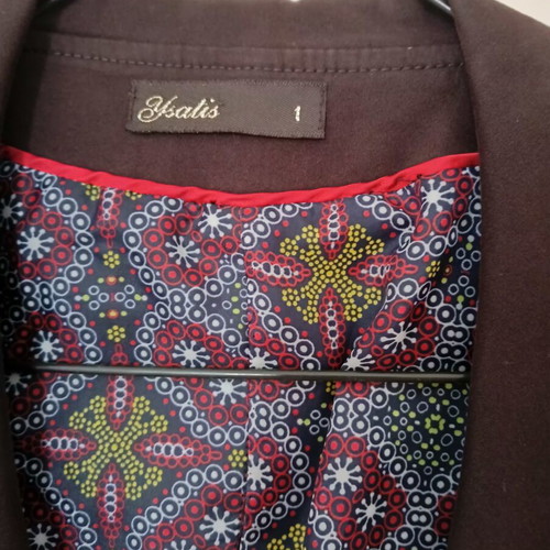Ysatis women's cotton jacket, brown, size S