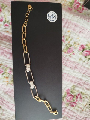 Stainless Steel Bracelet gold and silver like new