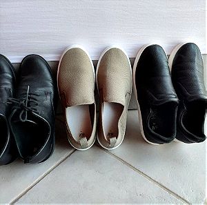3 ζευγάρια παπούτσια H&M μέγεθος 38